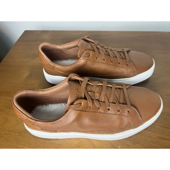 Kizik Vegas Cognac Men's Hands-Free Sneakers 10 Wide EUC - Picture 4 of 10